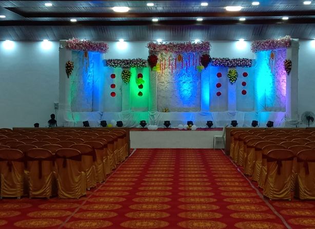 AC BANQUET HALL- 6500 sq.ft., 600 + Sitting Capacity